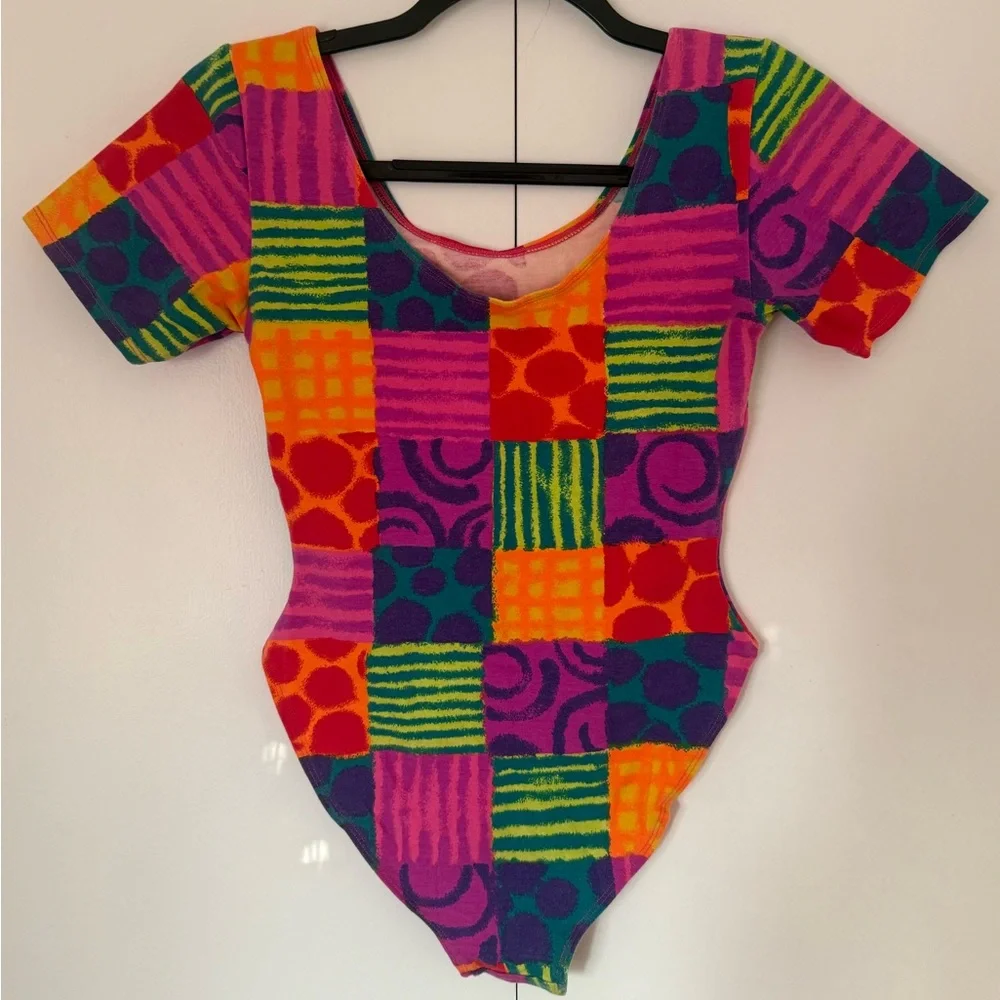 Vintage 1980s Bodysuit Size Small/Medium - Picture 2 of 4